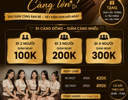 Yuna Spa | Ưu Đãi Khung Giờ Vàng | 